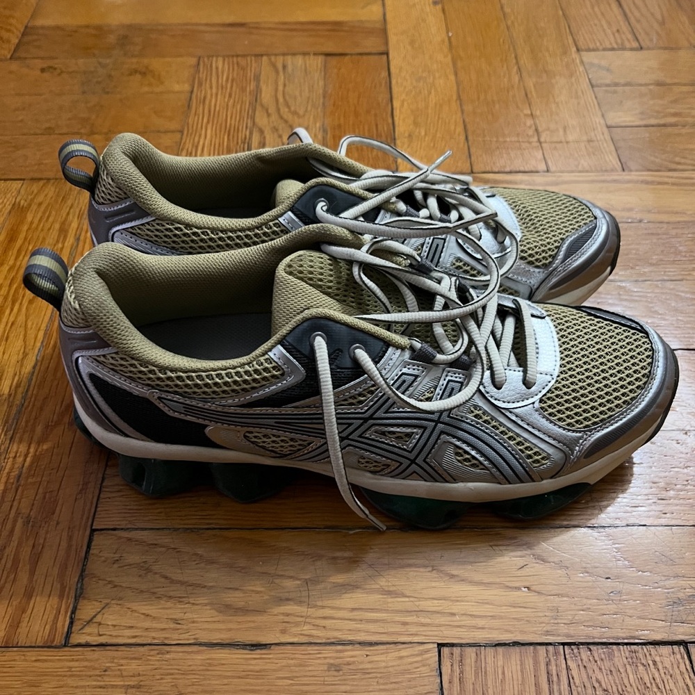 Asics Tan and Black Sneakers